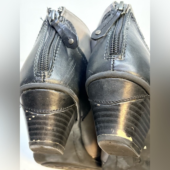 Earth Shoes Serano Mary Jane Heels Black and Gray Women's strappy Ankle Boots - Picture 15 of 15